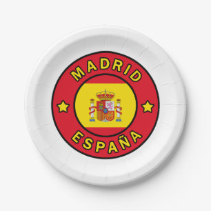 Madrid España Papieren Bordje