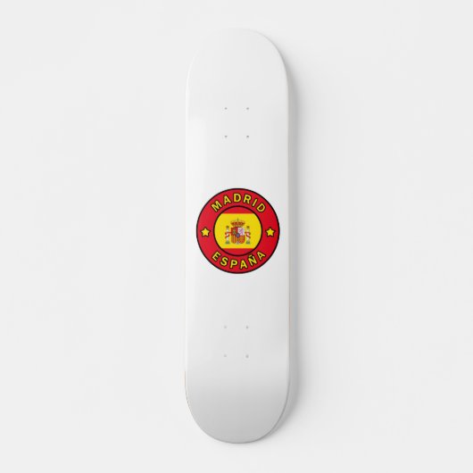 Madrid España Persoonlijk Skateboard (Voorkant)