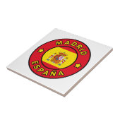 Madrid España Tegeltje (Zijkant)