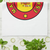 Madrid España Theedoek (Gevouwen)