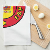 Madrid España Theedoek (Quarter Fold)