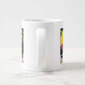 Madrid in het Springtime-Poster voor reispromotie Grote Koffiekop (Achterkant)