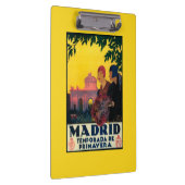 Madrid in het Springtime-Poster voor reispromotie Klembord (Rechts)