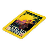 Madrid in het Springtime-Poster voor reispromotie Magneet (Linkerzijde)