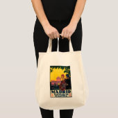 Madrid in het Springtime-Poster voor reispromotie Tote Bag (Voorkant (product))