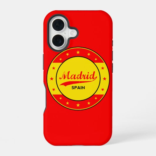 Madrid iPhone 16 Hoesje (Achterkant)