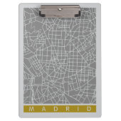 Madrid kaart klembord (Voorkant)