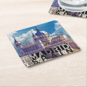 Madrid Kartonnen Onderzetters (Schuin)