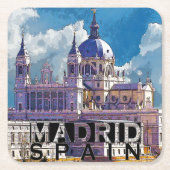 Madrid Kartonnen Onderzetters (Voorkant)