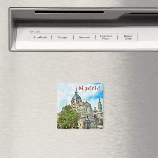 Madrid. Kathedraal van Almudena. Magneet (Insitu (Vaatwasser))