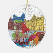 Madrid Keramisch Ornament (Links)