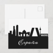 Madrid Landmarks briefkaart (Voorkant / Achterkant)