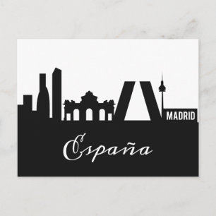 Madrid Landmarks briefkaart
