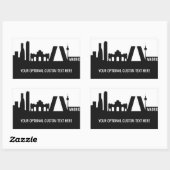 Madrid Landmarks douanetekst stickers (Vel)