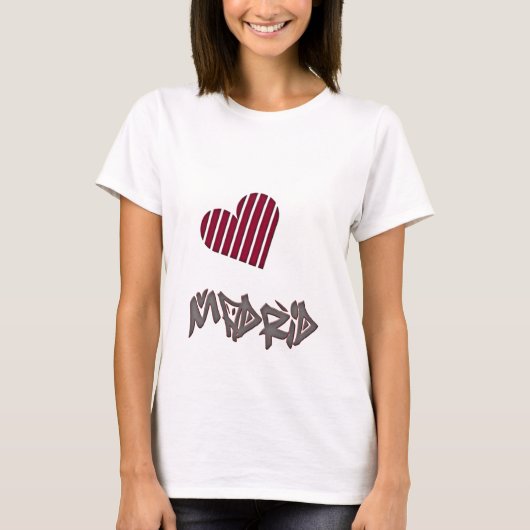 Madrid Love T-shirt (Voorkant)