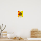 Madrid Luchthaven Bagageposter Poster (Keuken)