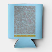 Madrid map blikjeskoeler (Voorkant)