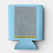 Madrid map blikjeskoeler (Achterkant)