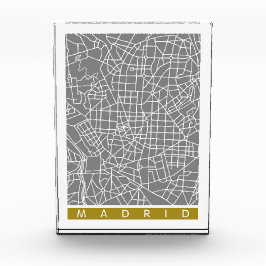 Madrid map fotoblokken