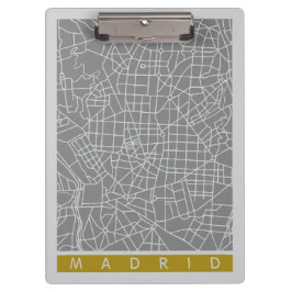 Madrid map klembord