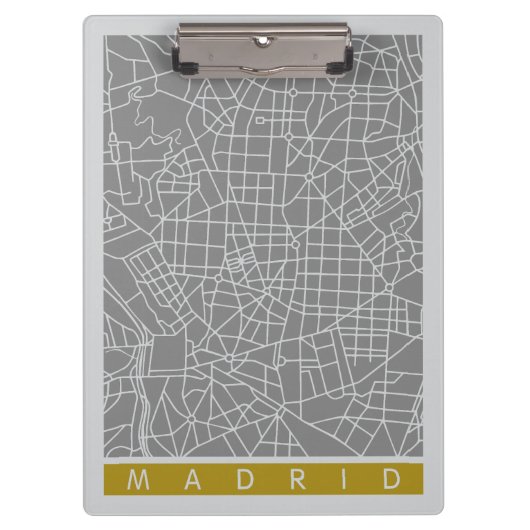Madrid map klembord (Voorkant)