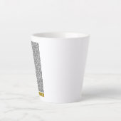 Madrid map latte mok (Voorkant)