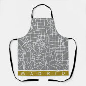 Madrid map schort (Voorkant)