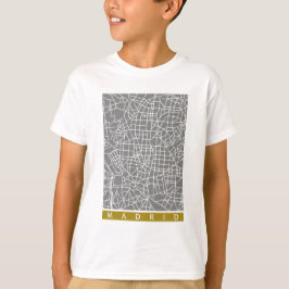 Madrid map t-shirt