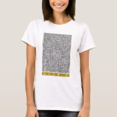 Madrid map t-shirt (Voorkant)