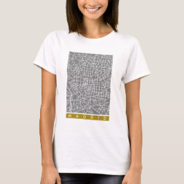 Madrid map t-shirt