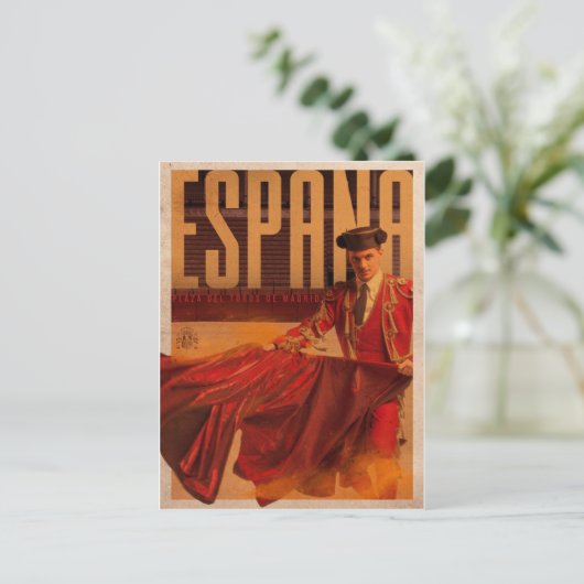  Madrid Matador Briefkaart (Staand voorkant)