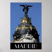 Madrid Metropolis Gran Via Poster (Voorkant)