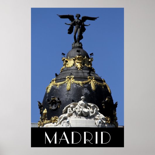 Madrid Metropolis Gran Via Poster (Voorkant)