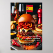 Madrid Munchies: Chorizo Magic 24x36 Poster (Voorkant)