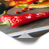 Madrid Munchies: Chorizo Magic Poster (Hoek)