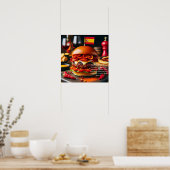 Madrid Munchies: Chorizo Magic Poster (Keuken)