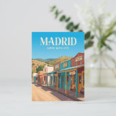 Madrid New Mexico Briefkaart (Staand voorkant)