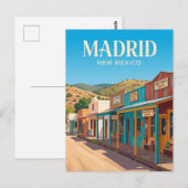 Madrid New Mexico Briefkaart (Voorkant / Achterkant)