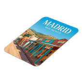 Madrid New Mexico Magneet (Linkerzijde)