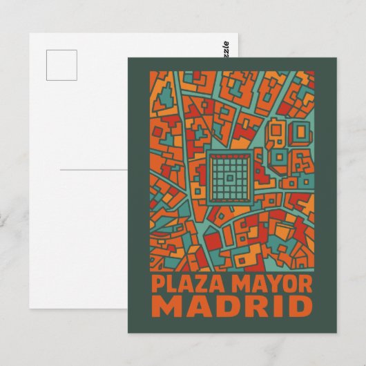 Madrid Plaza Mayor Briefkaart (Voorkant / Achterkant)