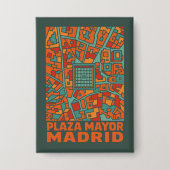 Madrid Plaza Mayor Button (Voorkant)