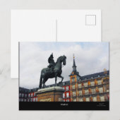 Madrid Plaza Mayor Centro de Madrid Briefkaart (Voorkant / Achterkant)
