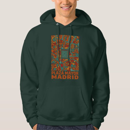 Madrid Plaza Mayor Hoodie (Voorkant)