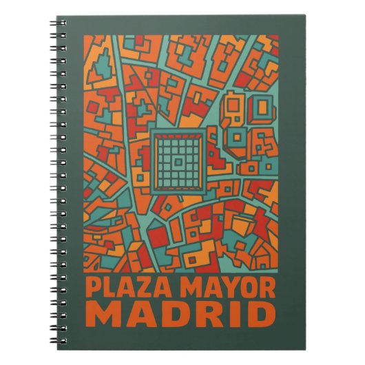 Madrid Plaza Mayor Notitieboek (Voorkant)