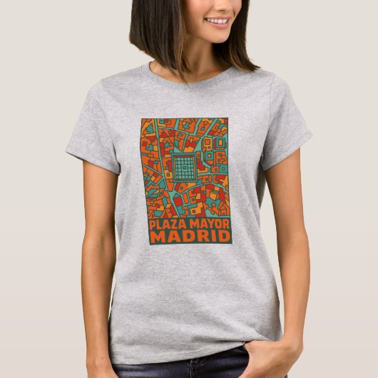 Madrid Plaza Mayor T-shirt (Voorkant)