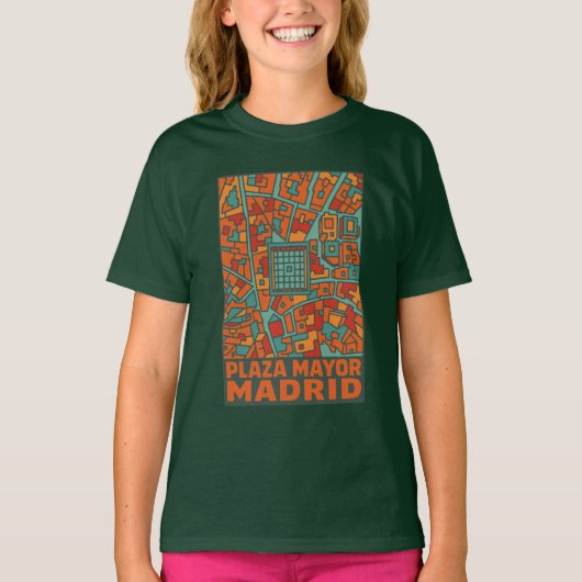 Madrid Plaza Mayor T-shirt (Voorkant)