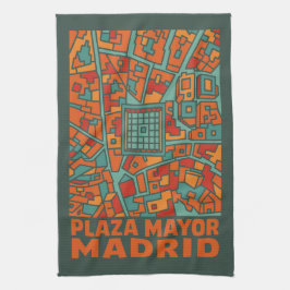 Madrid Plaza Mayor Theedoek