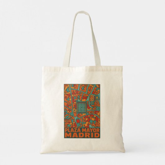 Madrid Plaza Mayor Tote Bag (Achterkant)