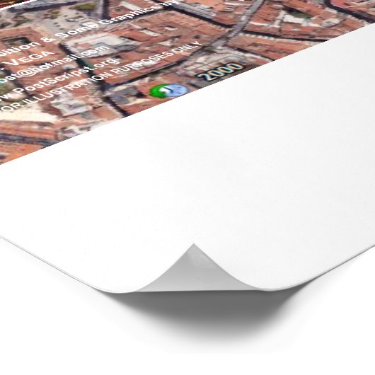 Madrid Pleiades Pattern 2 Poster (Hoek)