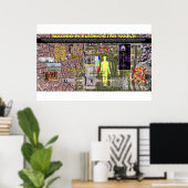 Madrid Pleiades Pattern 2 Poster (Thuiskantoor)